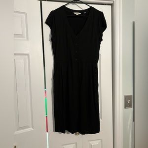 Boden Black cotton dress